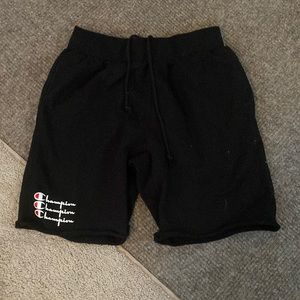 black champion shorts